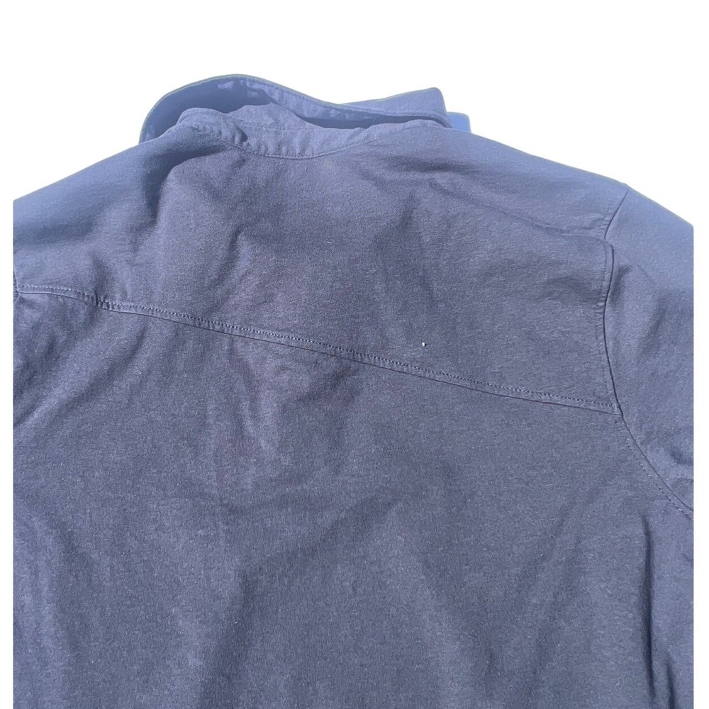 Volcom Mens Navy Blue Short Sleeve Stone Logo Polo Shirt Size Small - Picture 6 of 6